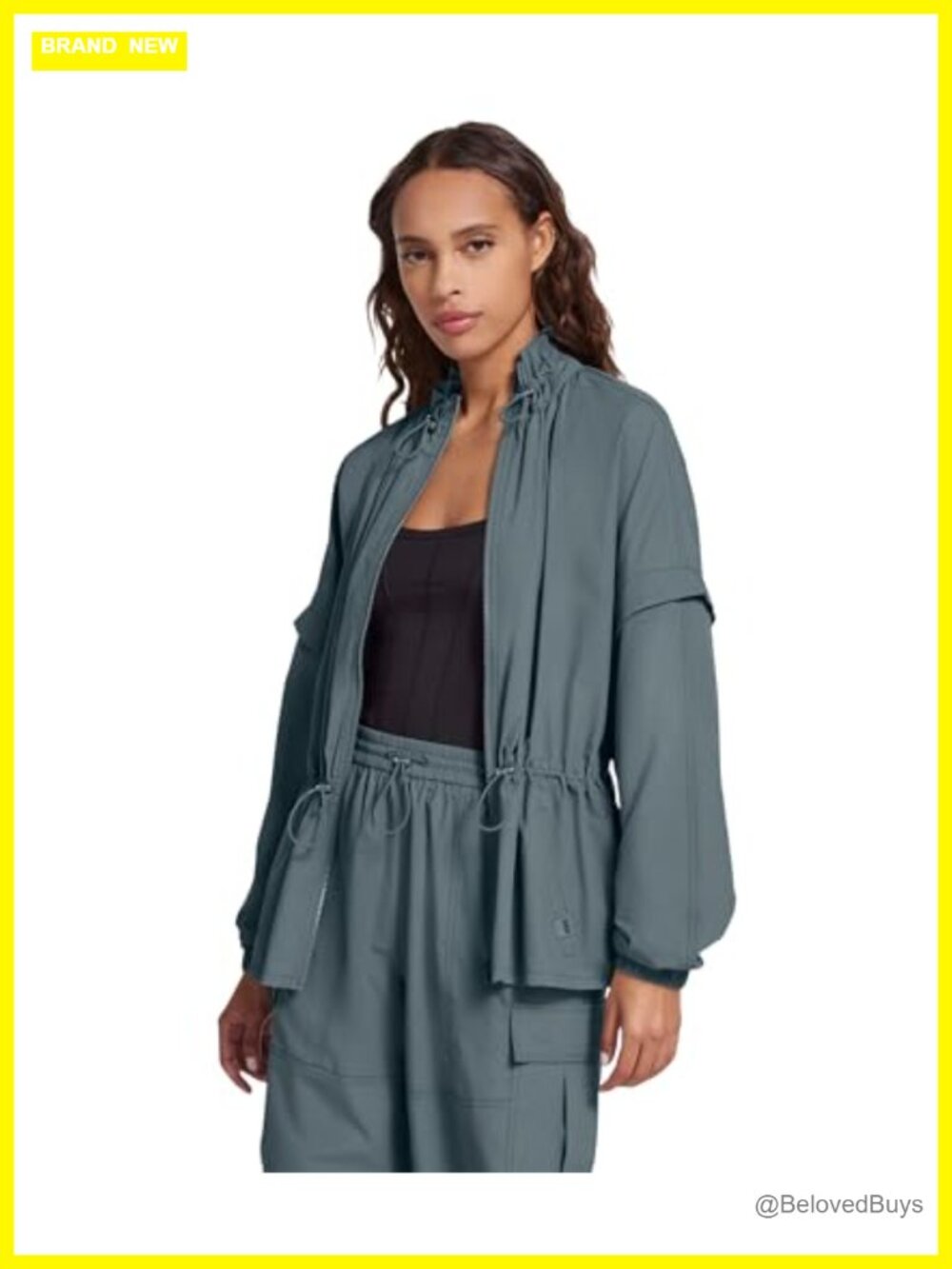 Recycled Polyester Ripstop Full Zip Anorak Jacket Lightweight